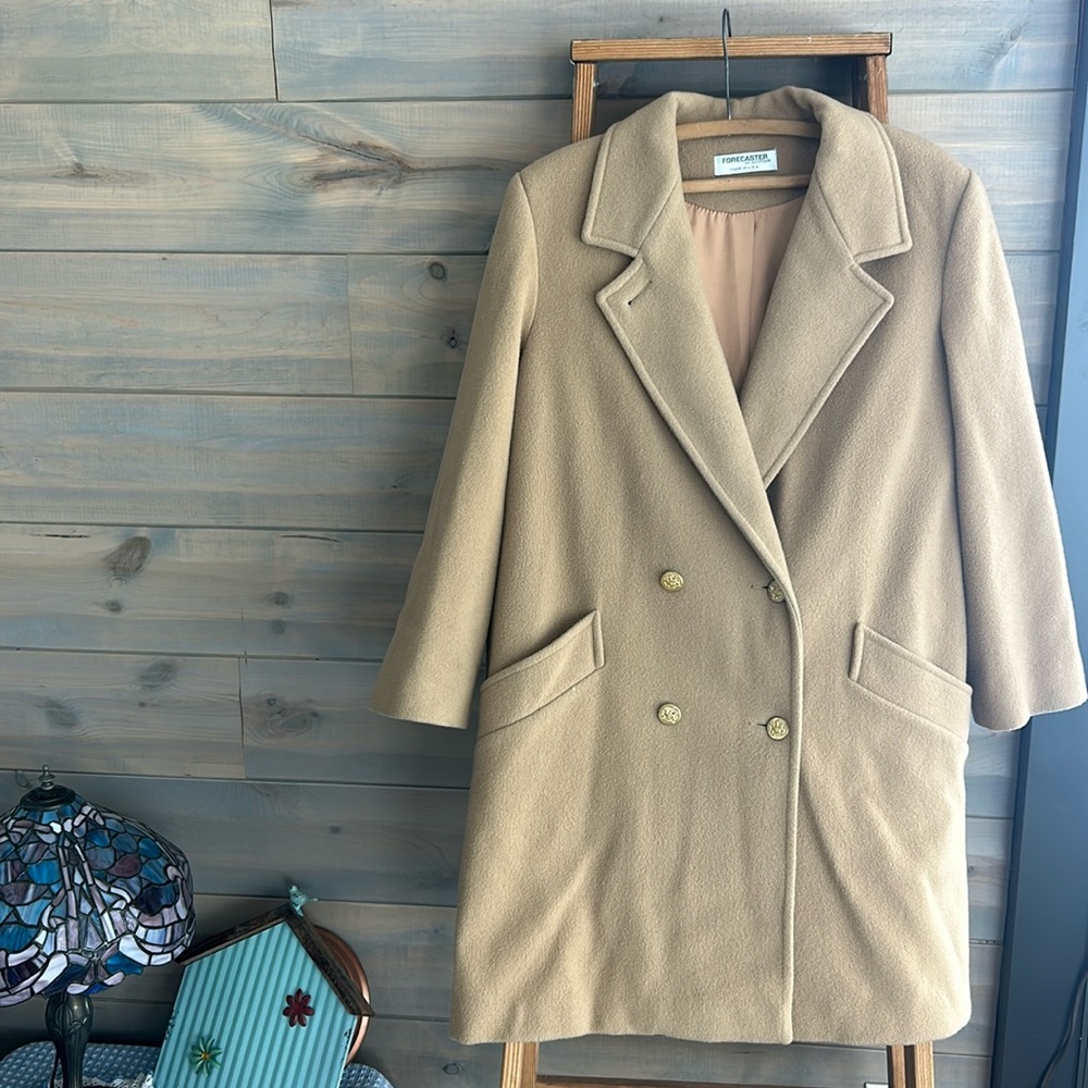 Vintage Forecasters of Boston Wool Longline Dress Coat 9/10